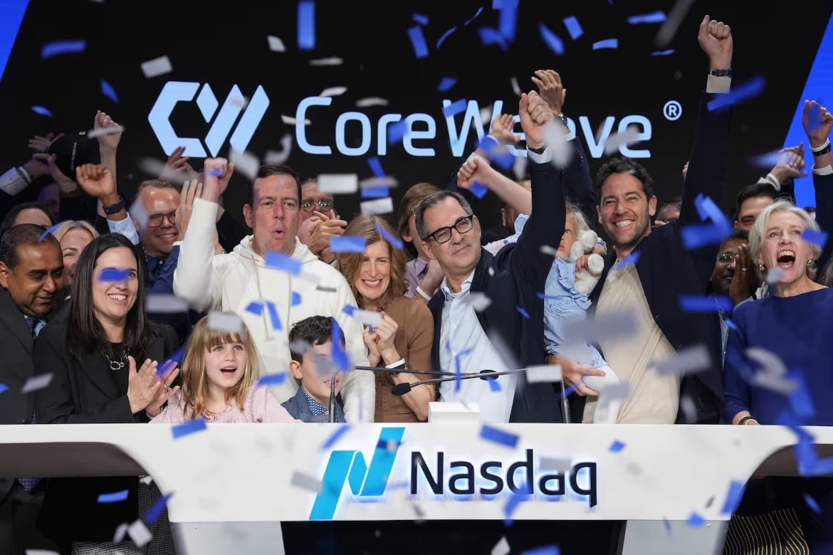 CoreWeave Shares Jump After $6.3 Billion Nvidia Capacity Deal
