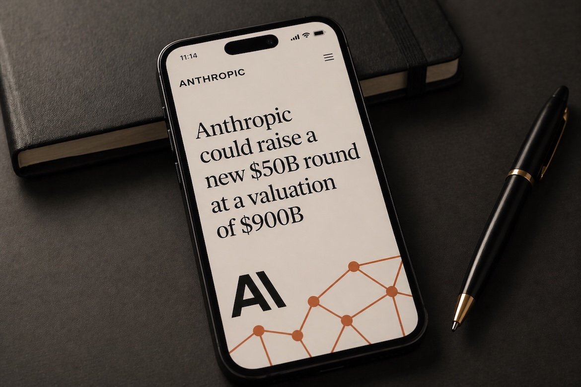 Anthropic Eyes $50 Billion Funding Round at Up to $900 Billion Valuation
