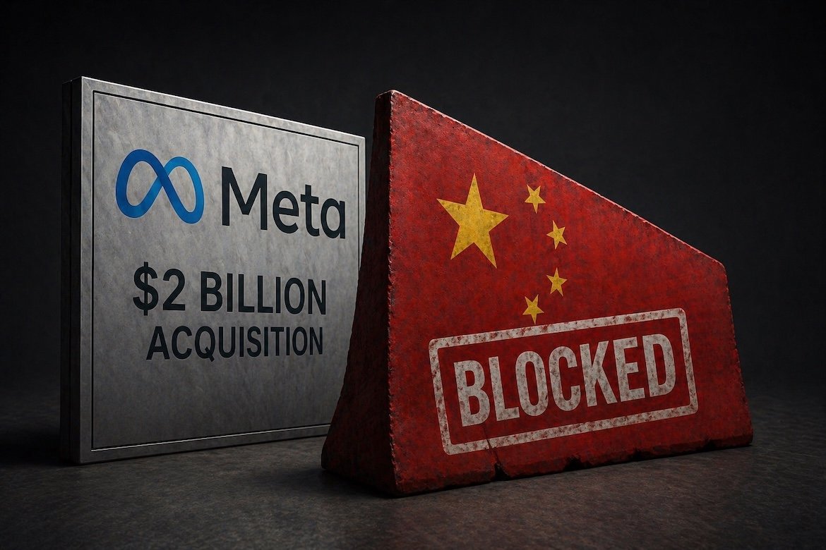 China Blocks Meta’s $2 Billion Acquisition of AI Startup Manus