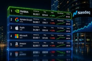 Alphabet Closes Gap With Nvidia in Race to Become World’s Most Valuable Company