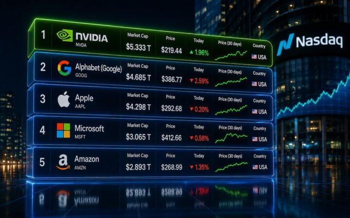 Alphabet Closes Gap With Nvidia in Race to Become World’s Most Valuable Company