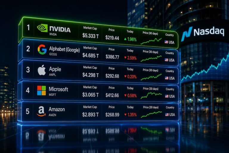 Alphabet Closes Gap With Nvidia in Race to Become World’s Most Valuable Company