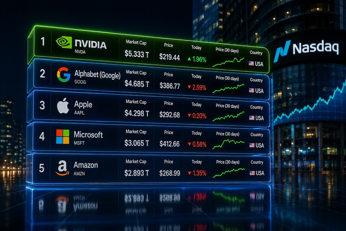 Alphabet Closes Gap With Nvidia in Race to Become World’s Most Valuable Company