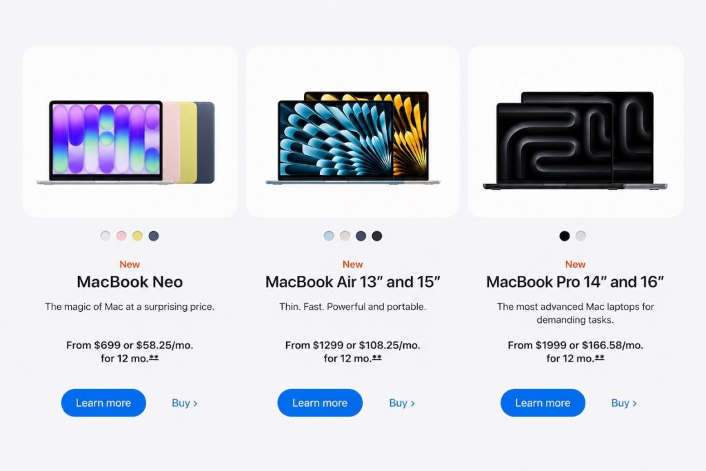 Apple Raises Prices Across Macs, iPads and Home Devices Amid Memory Shortage