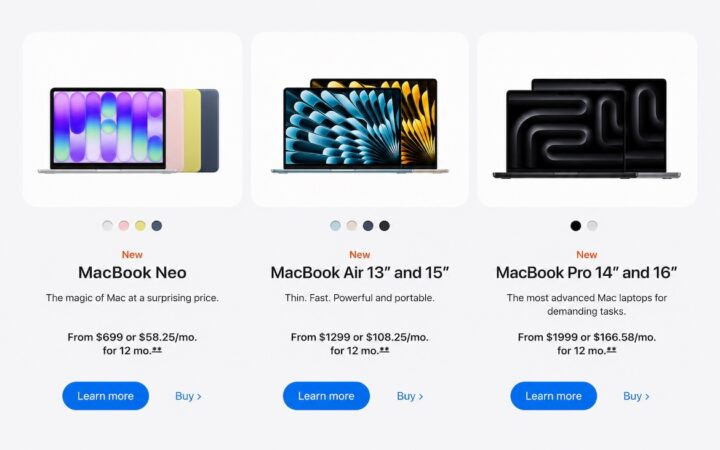 Apple Raises Prices Across Macs, iPads and Home Devices Amid Memory Shortage